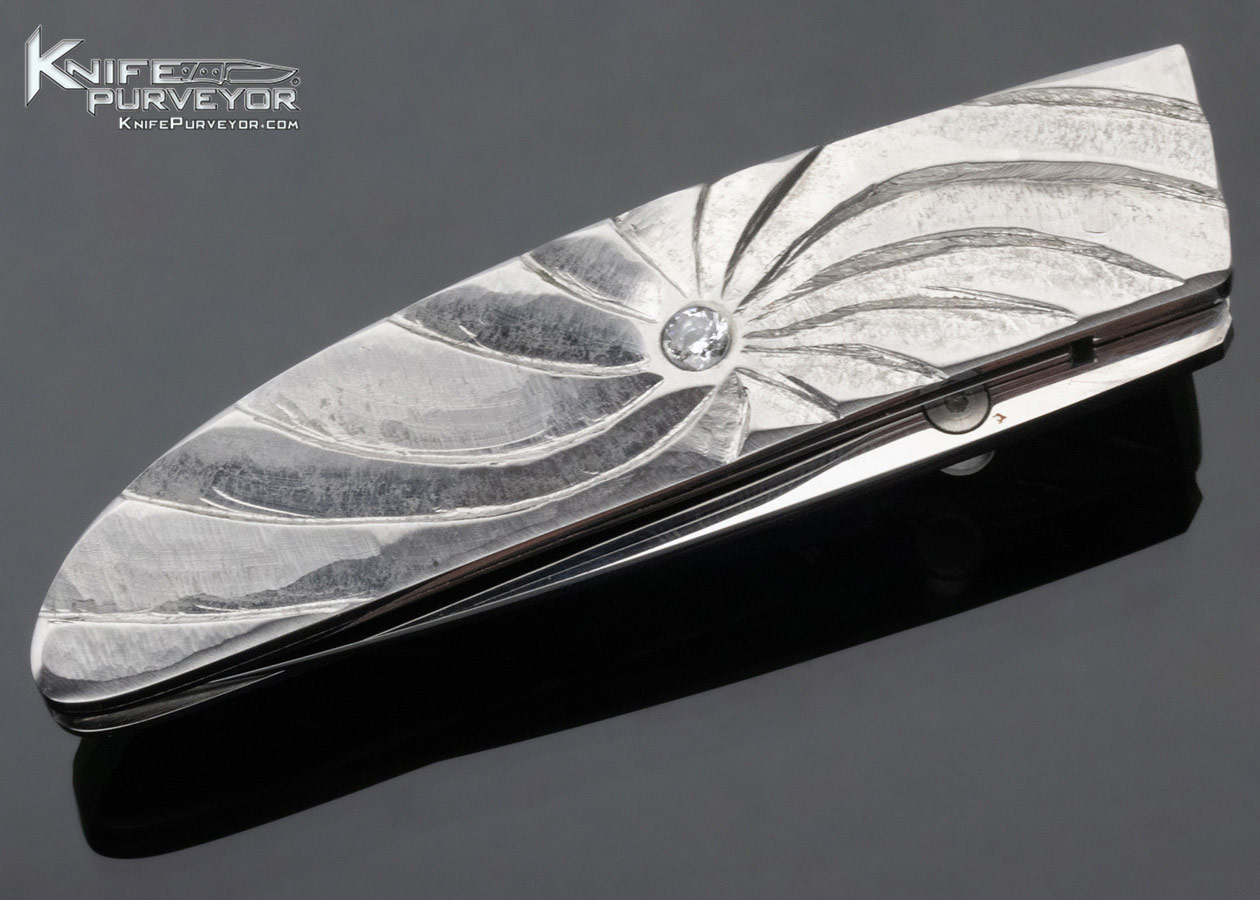 Koji Hara Custom Knife Carved Linerlock - Image 5