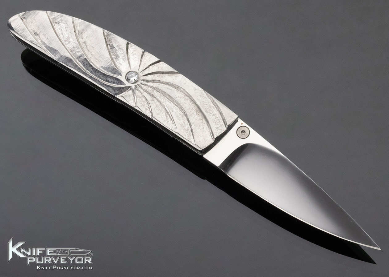 Koji Hara Custom Knife Carved Linerlock - Image 3