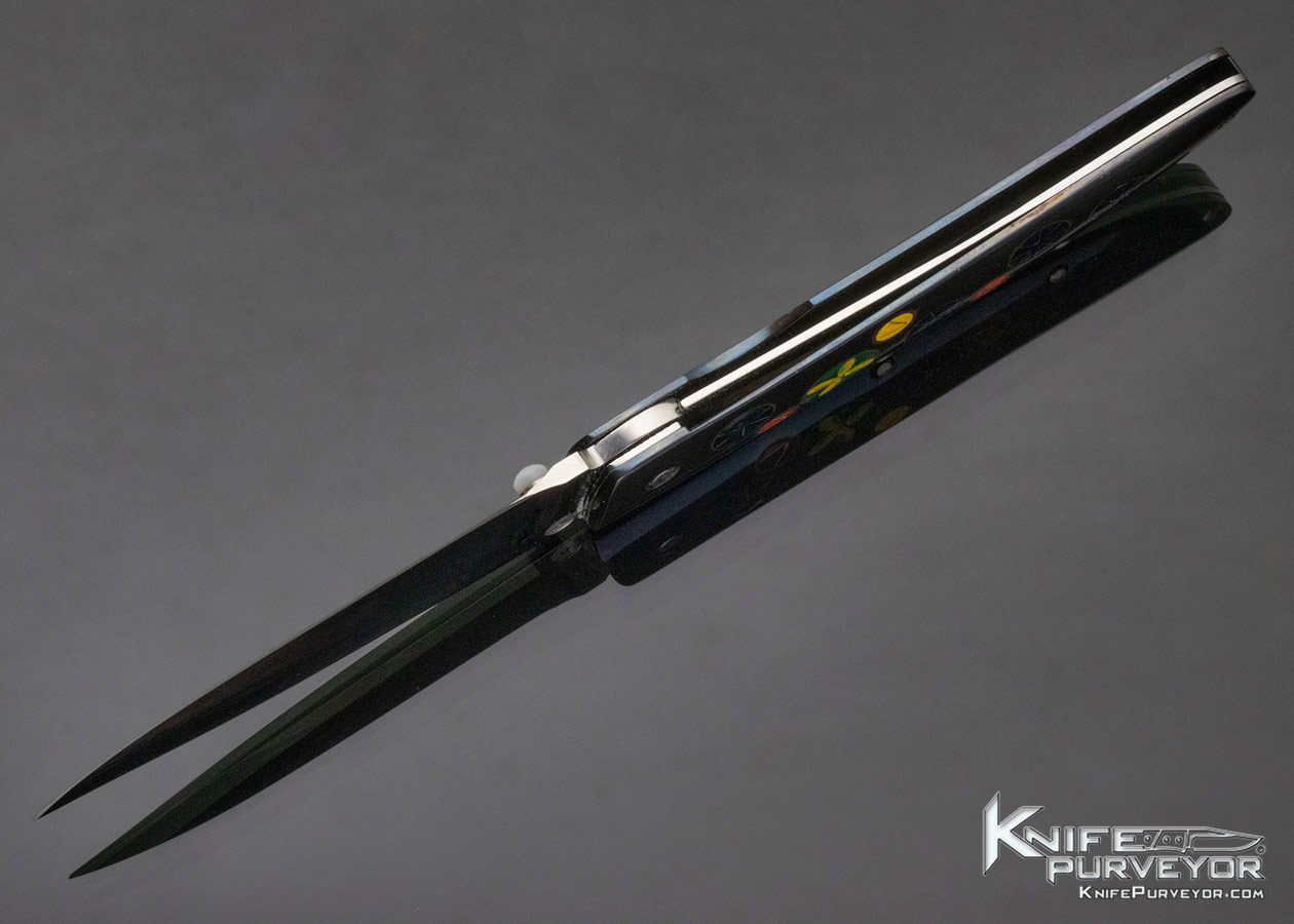 Koji Hara Custom Knife Japanese Cloisonne Linerlock - Image 6