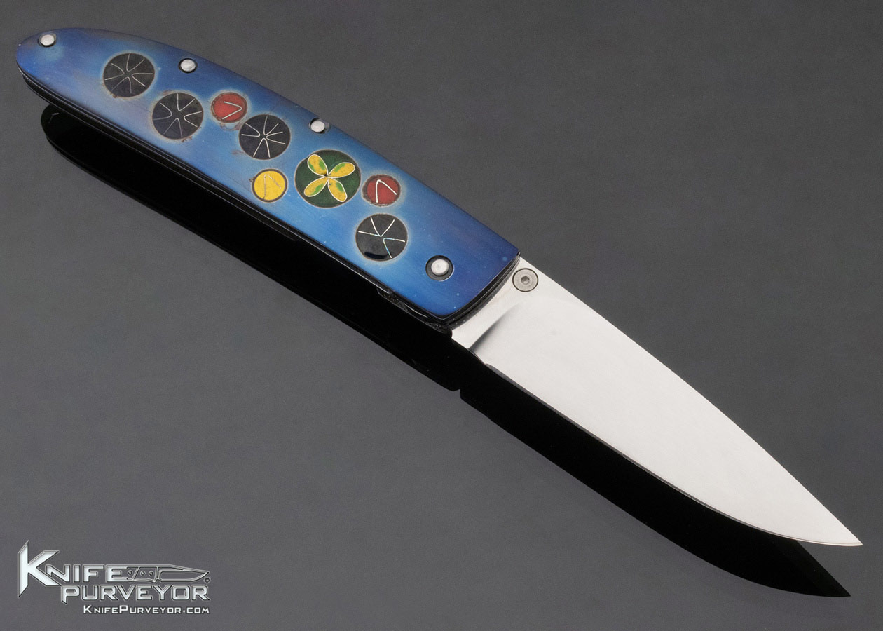 Koji Hara Custom Knife Japanese Cloisonne Linerlock - Image 3