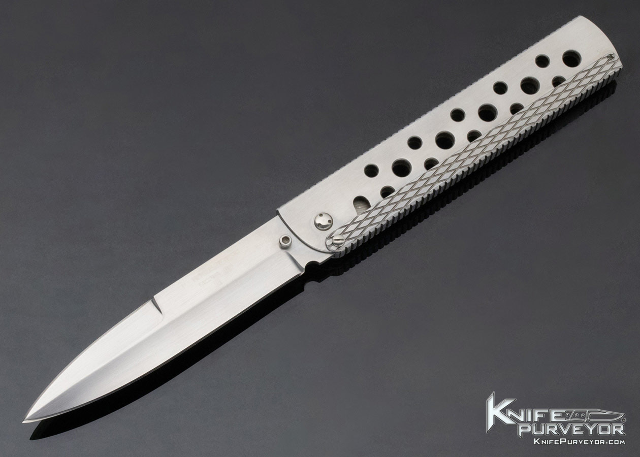 Phil Boguszewski Custom Knife Folding Gravity Knife #1 12082