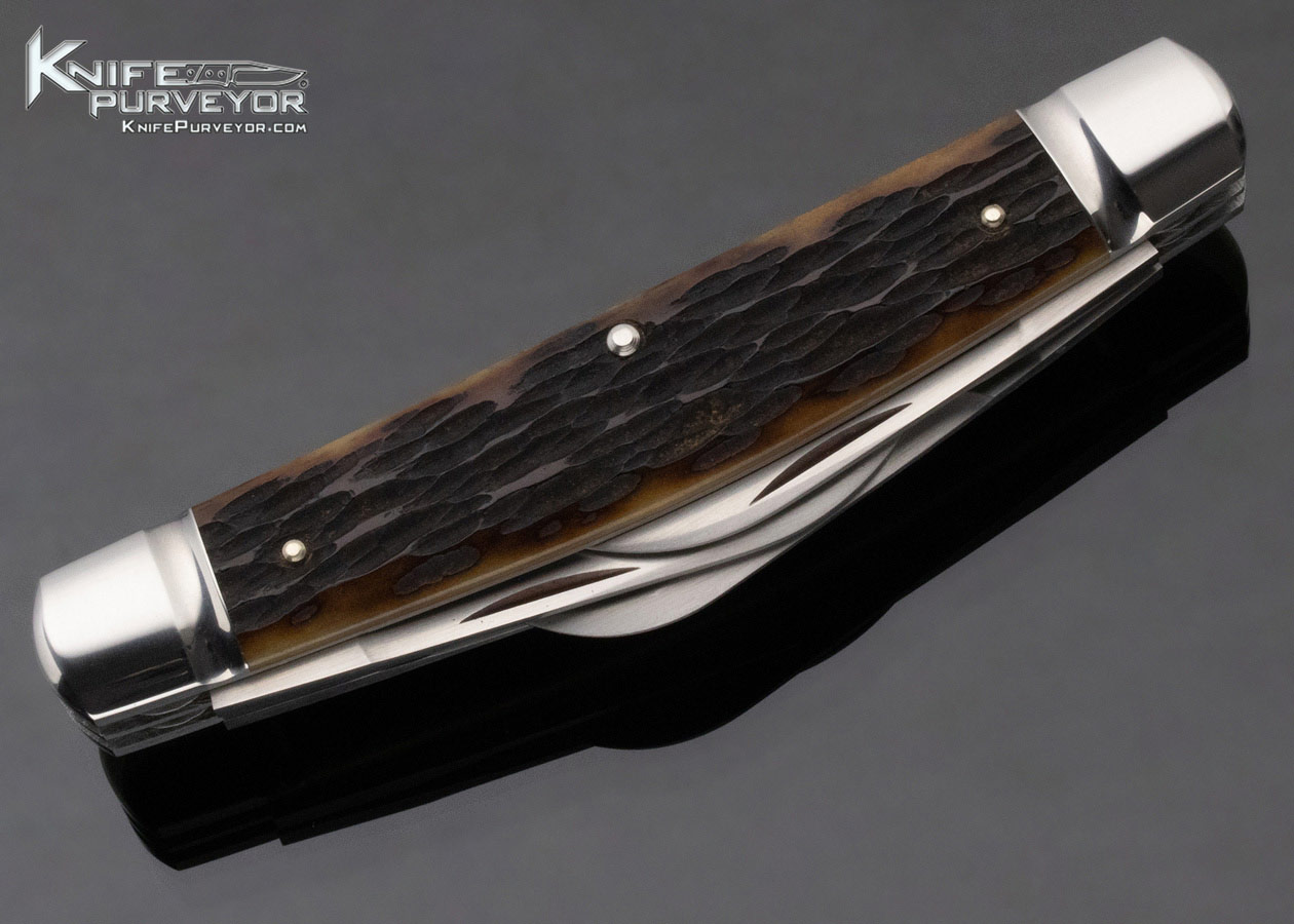 Reese Bose Custom 4 Blade Congress Remington Jigged Bone Slip Joint #1 - Image 5