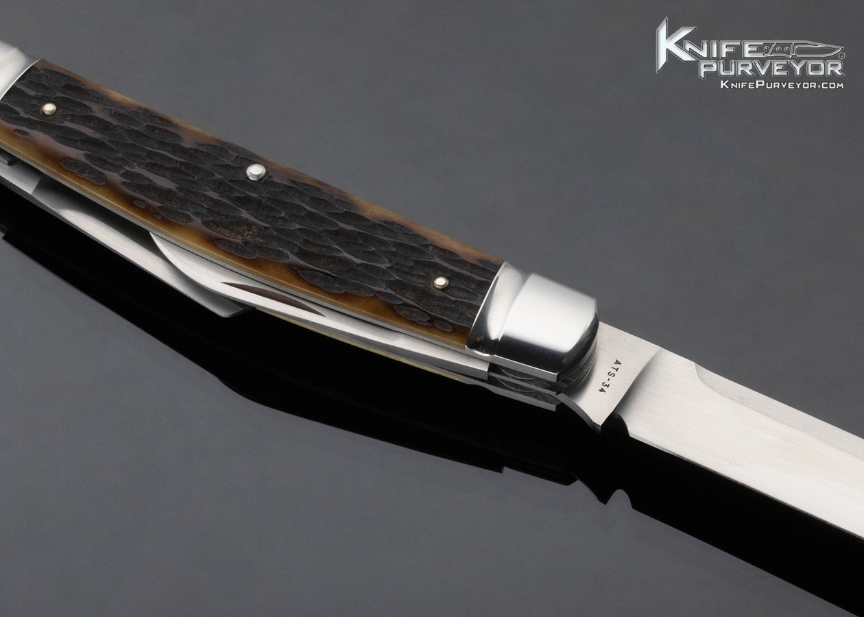 Reese Bose Custom 4 Blade Congress Remington Jigged Bone Slip Joint #1 - Image 4