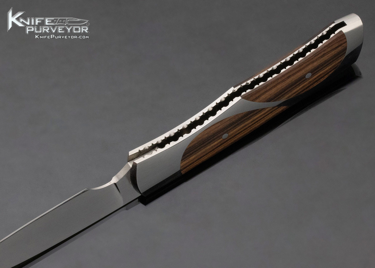Scott Sawby Custom Knife Kingwood "Woodcock" Button Lock - Image 6
