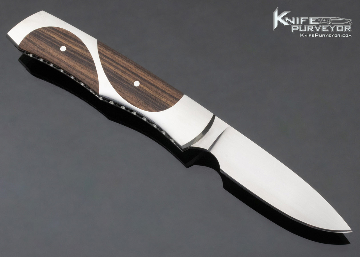 Scott Sawby Custom Knife Kingwood "Woodcock" Button Lock - Image 3
