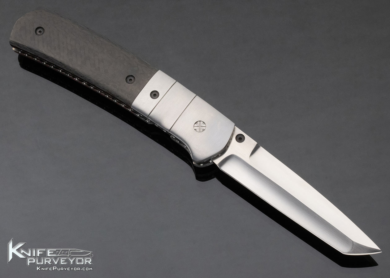 Mel Pardue Custom Knife Carbon Fiber Linerlock - Image 3