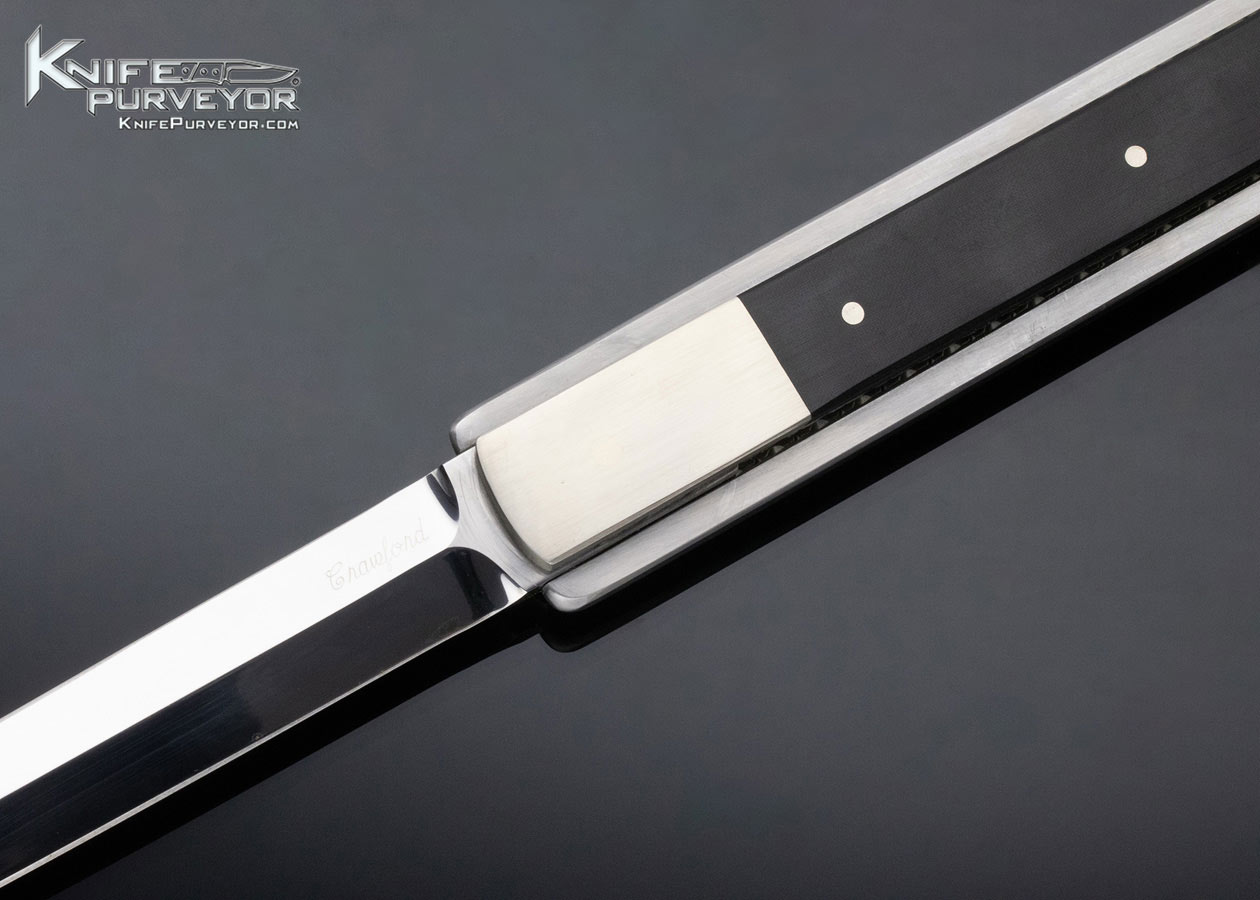 Pat Crawford Custom Knife "Bar Lock" #22 Folder - Image 2