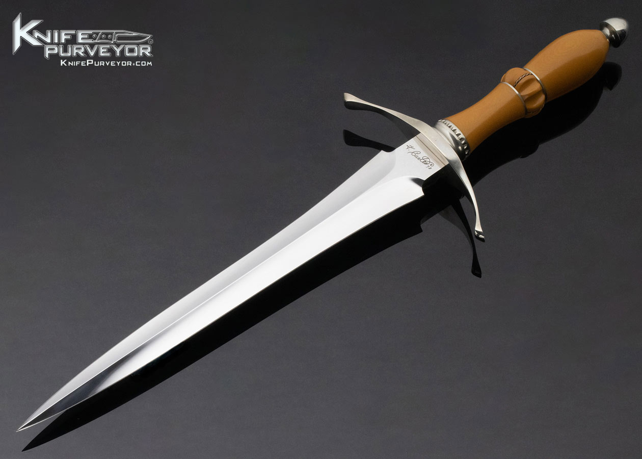 Fred Carter Custom Knife Westinghouse Micarta Dagger 12343