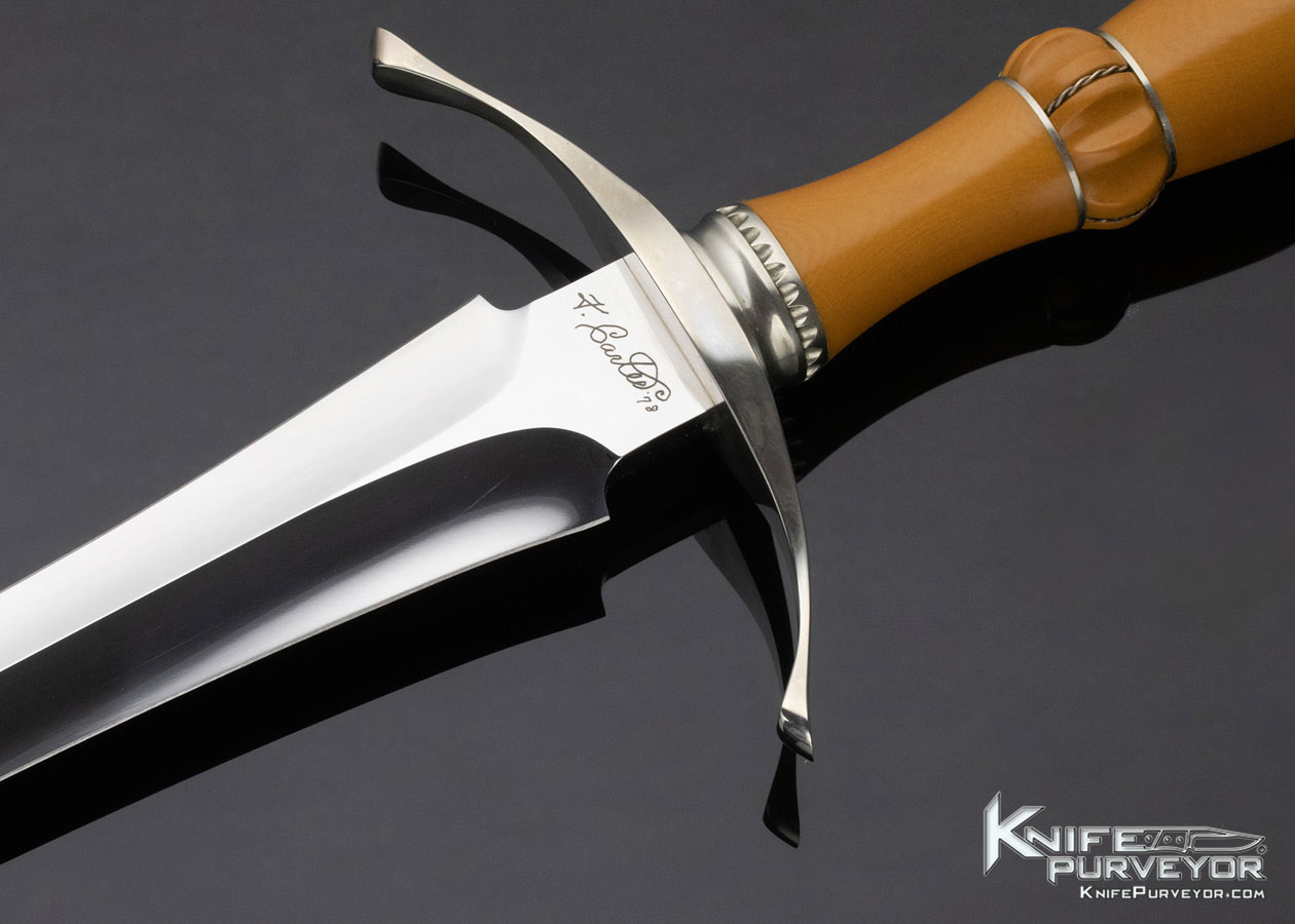 Fred Carter Custom Knife Westinghouse Micarta Dagger - Image 2