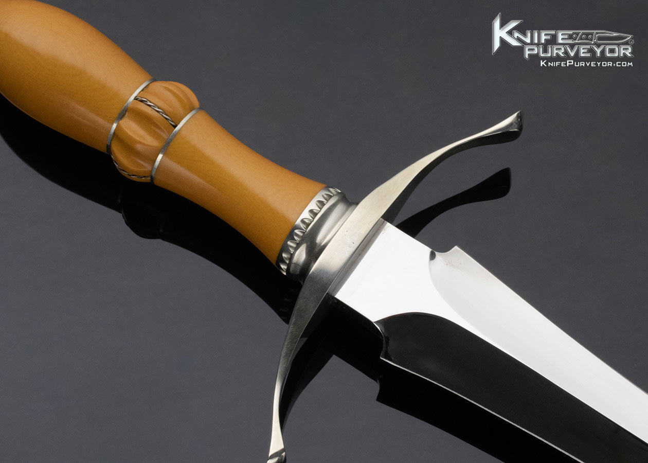 Fred Carter Custom Knife Westinghouse Micarta Dagger - Image 4