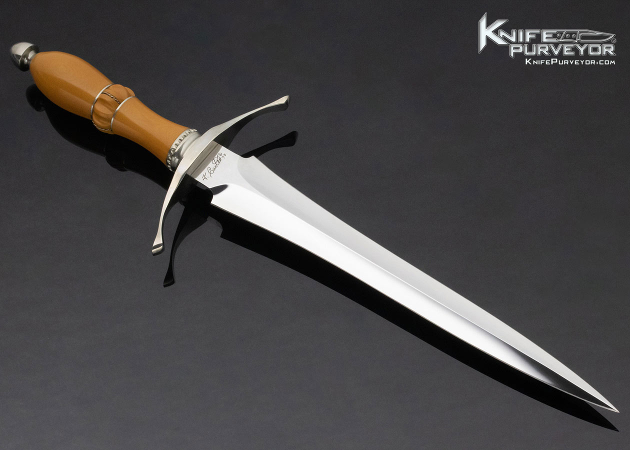 Fred Carter Custom Knife Westinghouse Micarta Dagger - Image 3