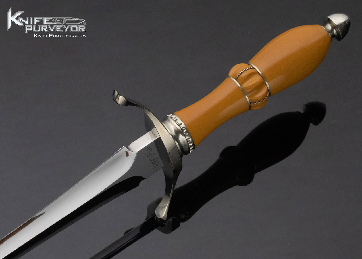 Fred Carter Custom Knife Westinghouse Micarta Dagger - Image 5