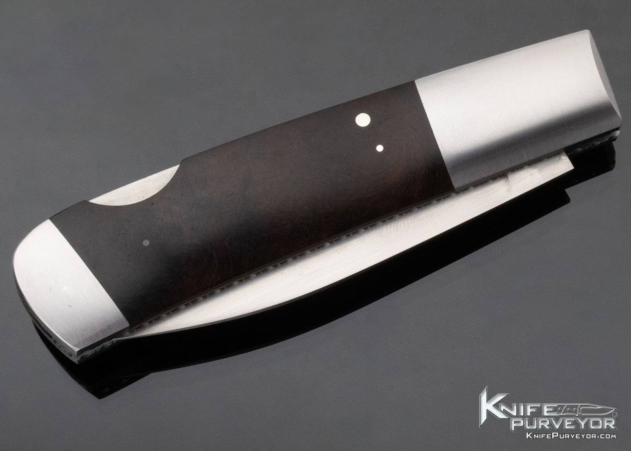 Frank Centofante Custom Knife Desert Ironwood Lockback - Image 5