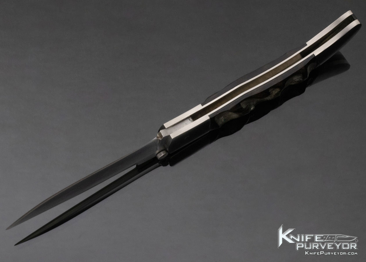 Mel Pardue Custom Knife Kudu Horn Large Lockback - Image 6