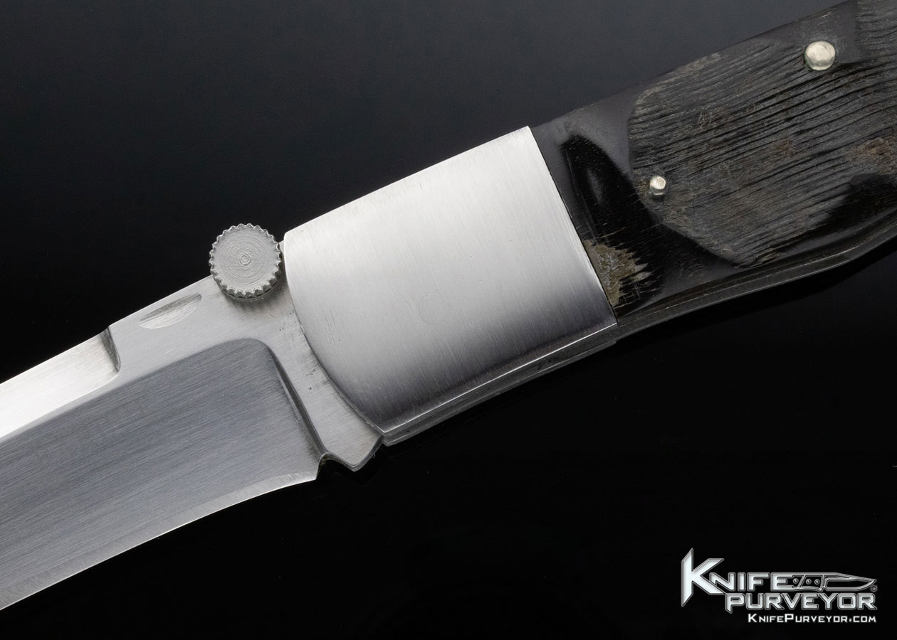 Mel Pardue Custom Knife Kudu Horn Large Lockback - Image 2