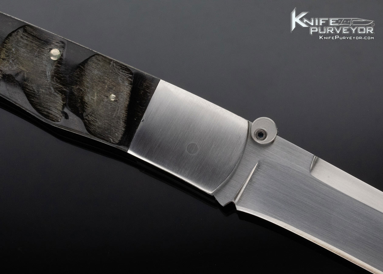 Mel Pardue Custom Knife Kudu Horn Large Lockback - Image 4