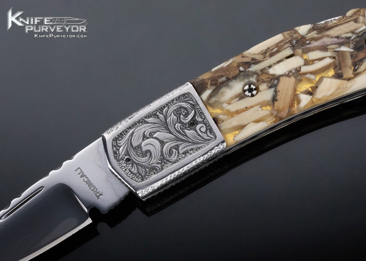 Peter Truncali Custom Knife Engraved Composite Lockback - Image 2