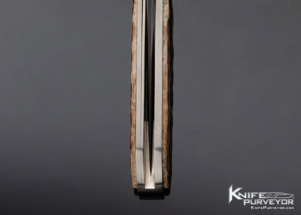Randall Gilbreath Custom Knife Jigged Bone Linerlock - Image 8