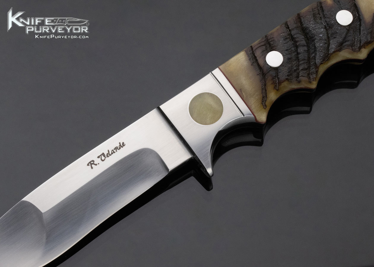 Ricardo Velarde Custom Knife Sheep Horn Loveless Style Pro Hunter - Image 2