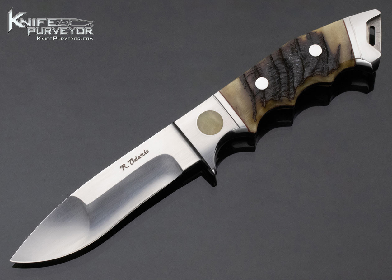 Ricardo Velarde Custom Knife Sheep Horn Loveless Style Pro Hunter 12583