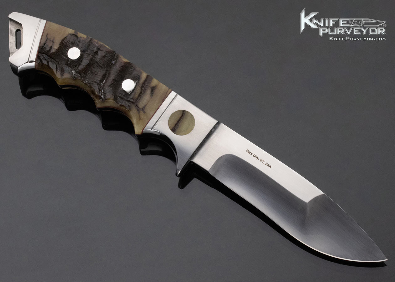 Ricardo Velarde Custom Knife Sheep Horn Loveless Style Pro Hunter - Image 3