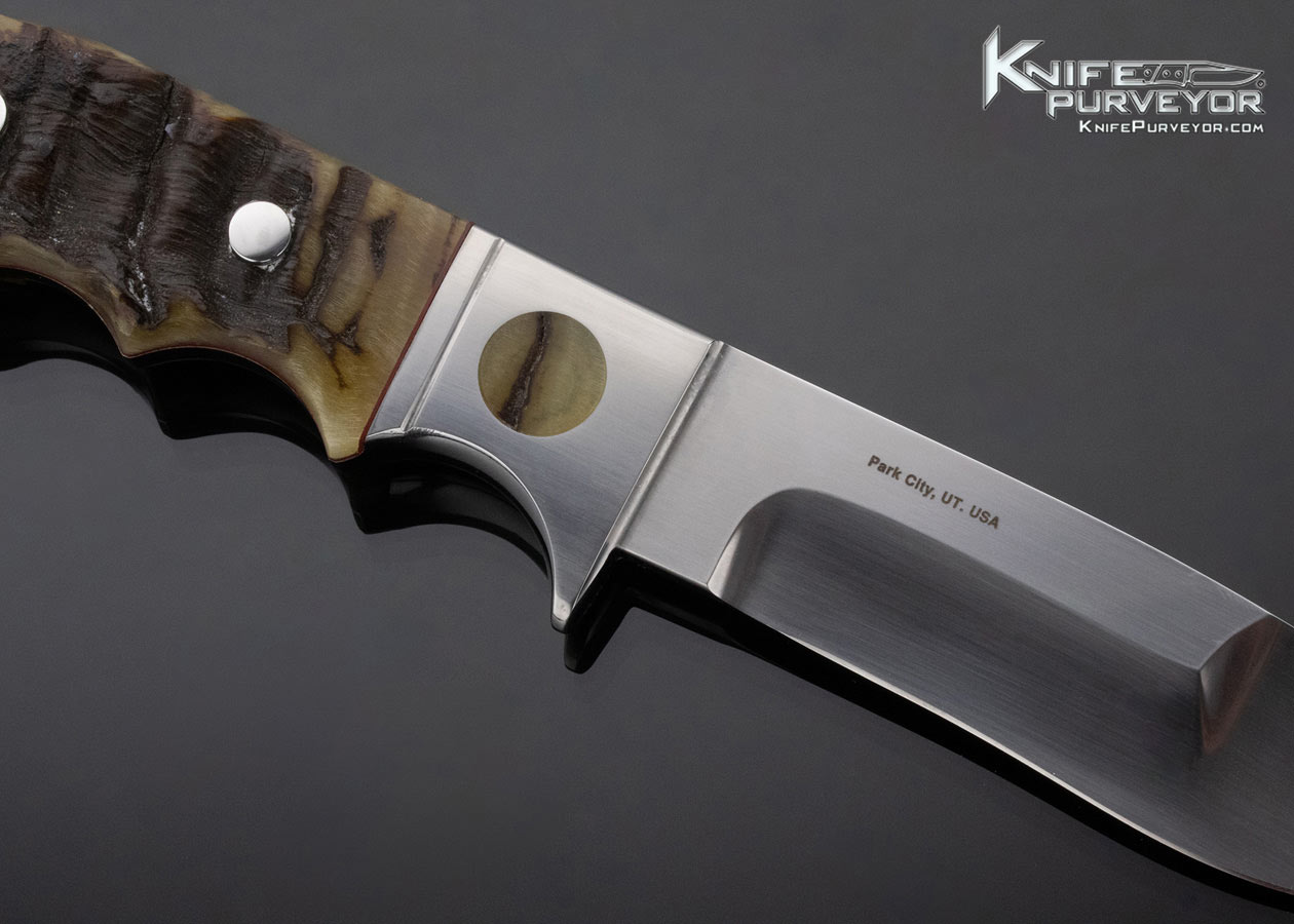 Ricardo Velarde Custom Knife Sheep Horn Loveless Style Pro Hunter - Image 4