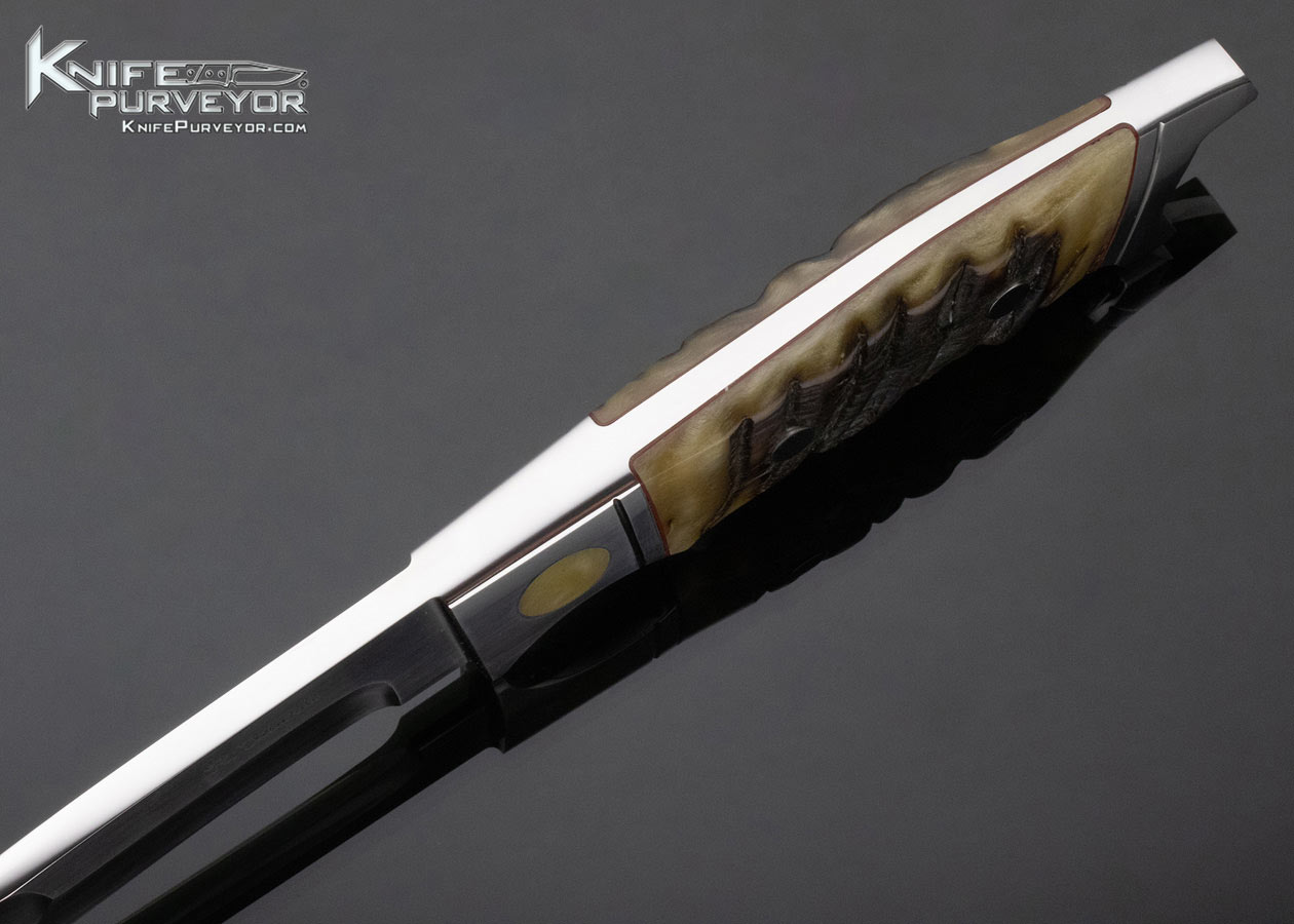 Ricardo Velarde Custom Knife Sheep Horn Loveless Style Pro Hunter - Image 5