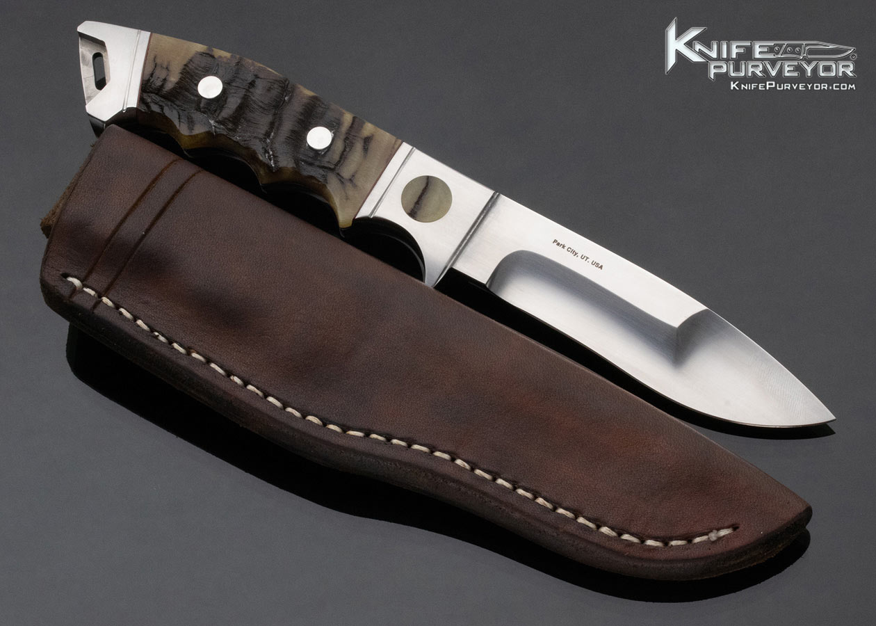 Ricardo Velarde Custom Knife Sheep Horn Loveless Style Pro Hunter - Image 7