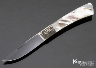 Durvyn-Howard-Custom-Knife-Pearl-Front-Lock-Engraved-by-Lynton-McKenzie-12855-open 12855