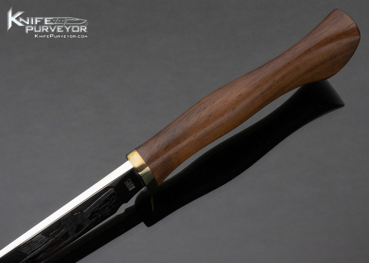 Shaw Leibowitz Custom Knife The First Man on the Moon Fixed Blade 12902