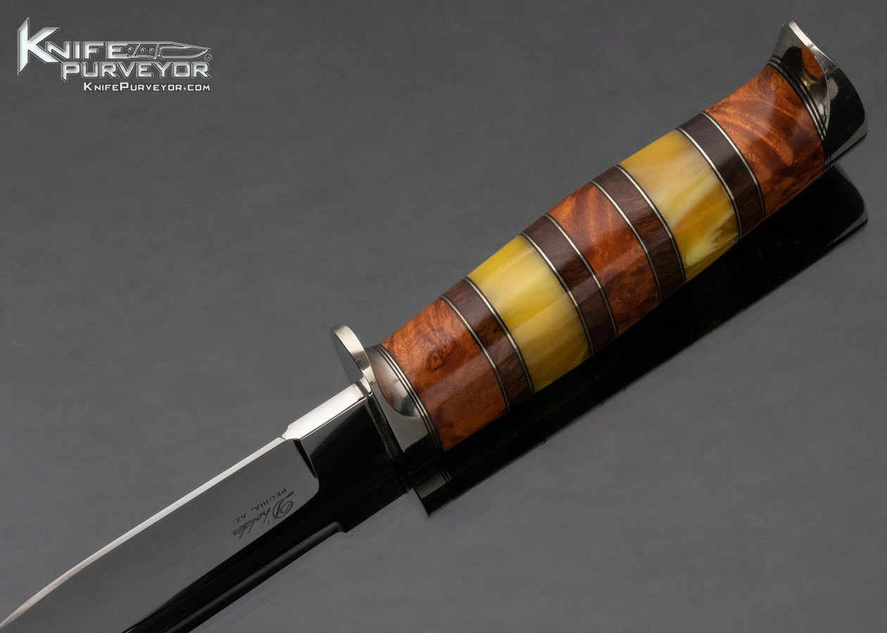 D' Holder Custom Knife Amber & Oosic "My Knife" - Image 6