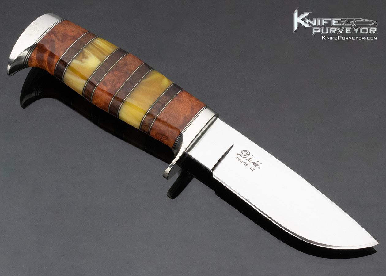 D' Holder Custom Knife Amber & Oosic "My Knife" - Image 2
