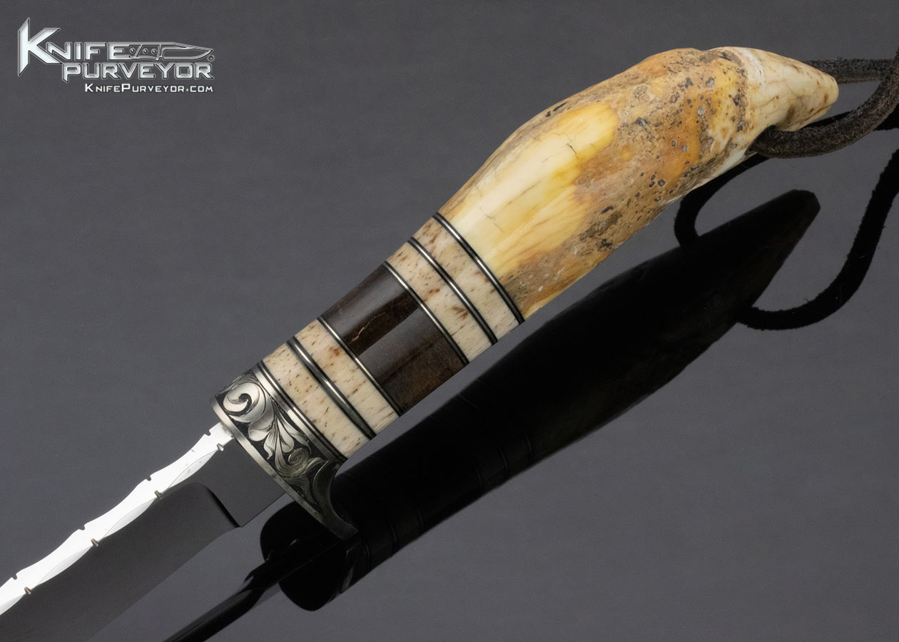 D'Alton Holder Custom Knife Oosic, Fossil Walrus and Desert