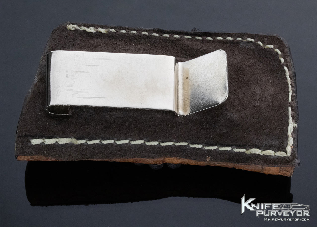 D'Alton Holder Custom Knife Finger Grooved Ironwood Lockback - Image 11