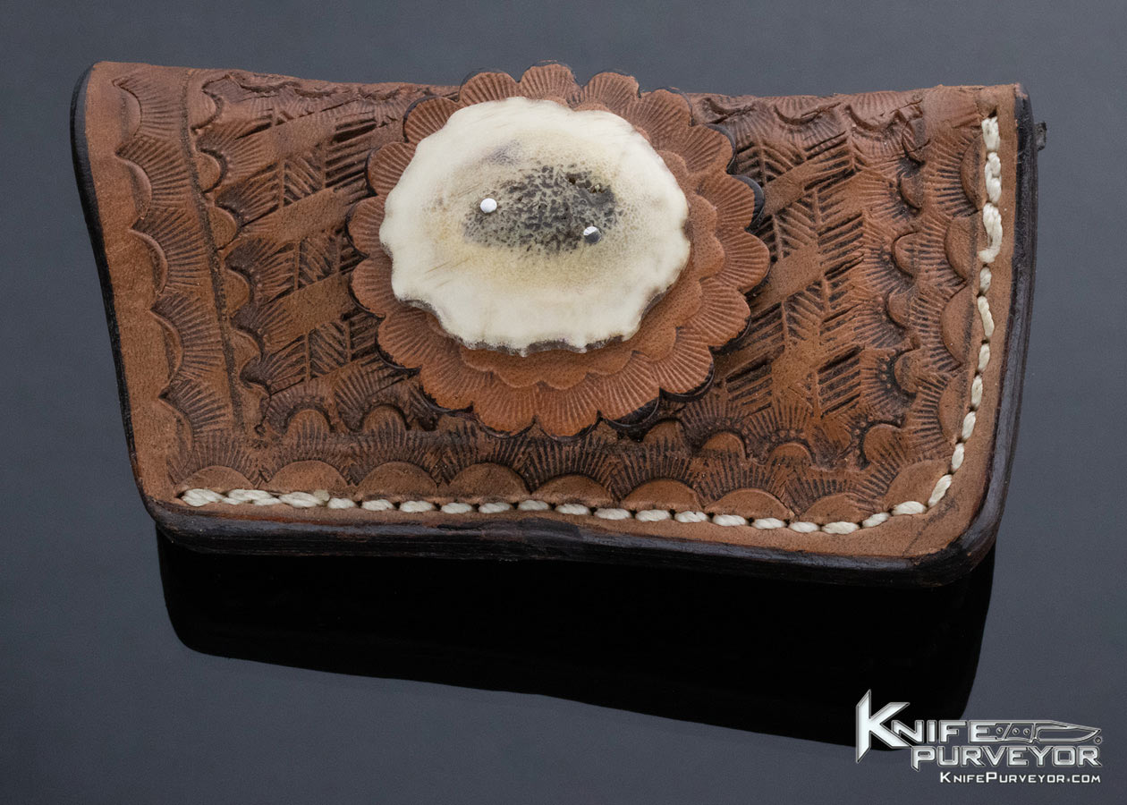 D'Alton Holder Custom Knife Finger Grooved Ironwood Lockback - Image 10