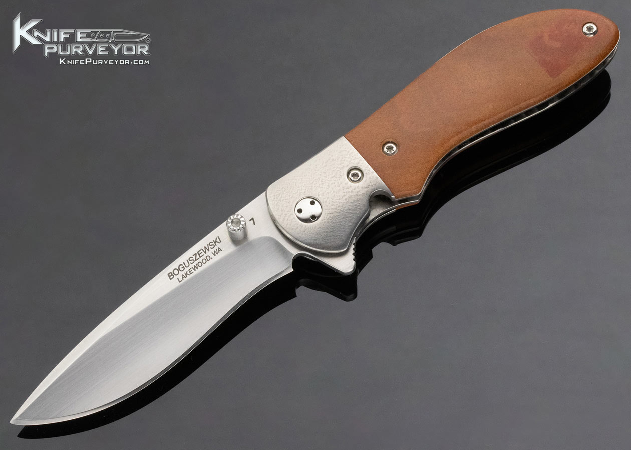 Phil Boguszewski Custom Knife Linerlock Flipper 13063