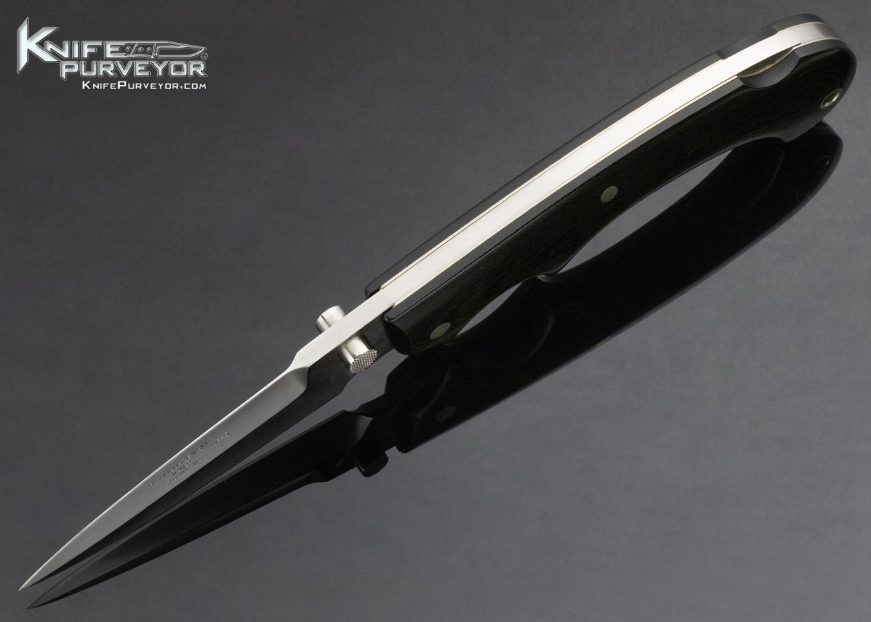 Phil Boguszewski Custom Knife Micarta Lockback 13132