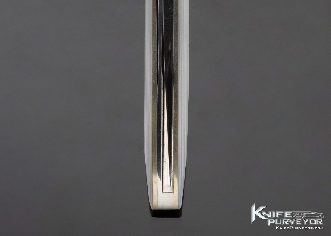 Koji Hara Custom Knife Air Step Mother of Pearl Linerlock - Image 8
