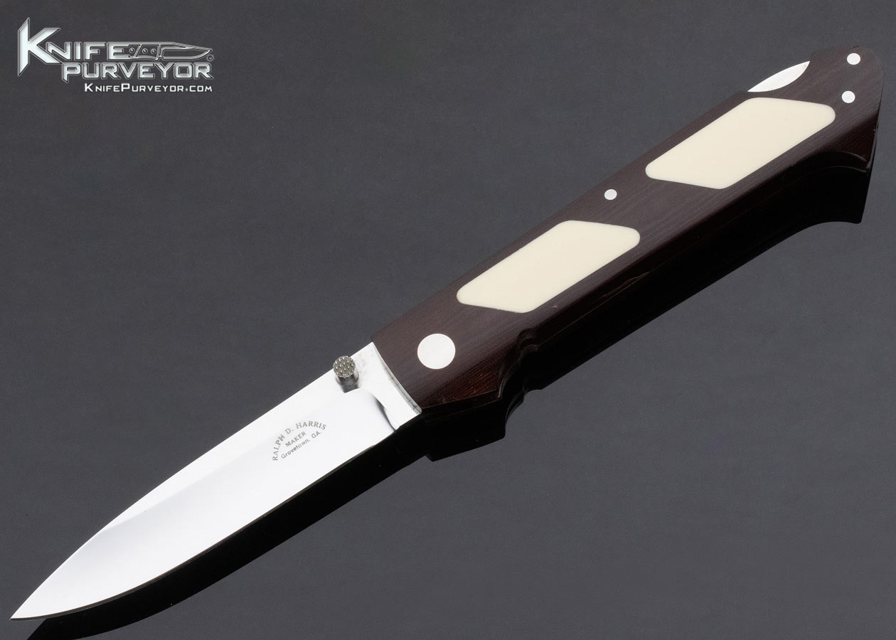 Ralph Harris Custom Knife Micarta Lockback