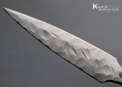 Bill Cheatham Custom Knife Bob Engnath Scrimshawed Knapped Stainless ...