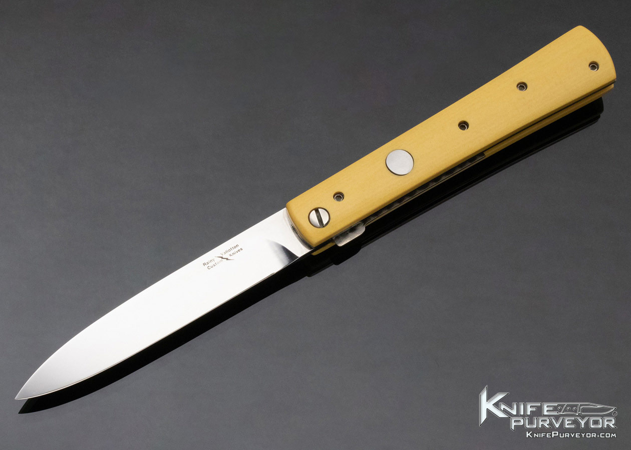Rainy Vallotton Westinghouse Micarta Double Action Button Release Automatic 11969
