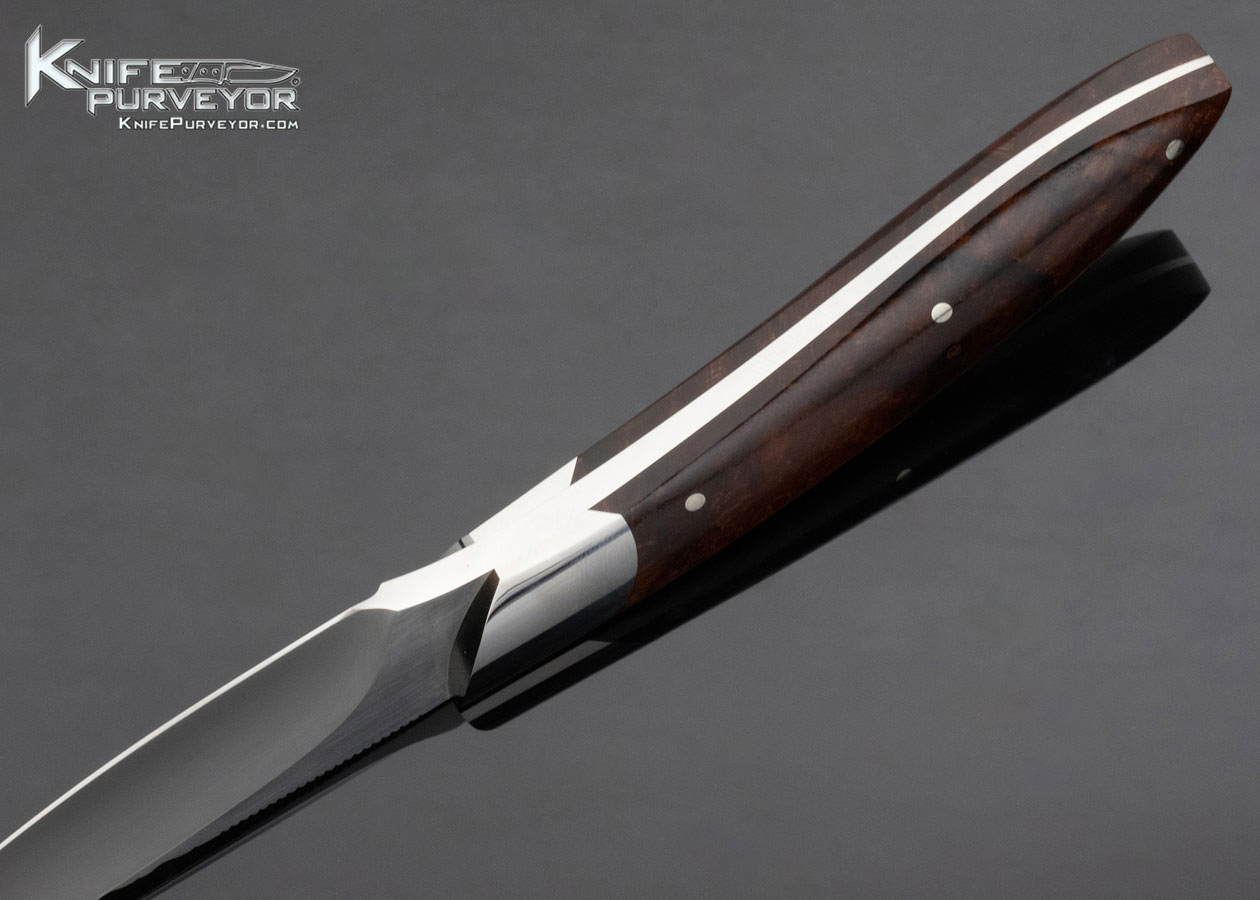 Schuyler Lovestrand Custom Knife H-8 Desert Ironwood Drop Point Hunter