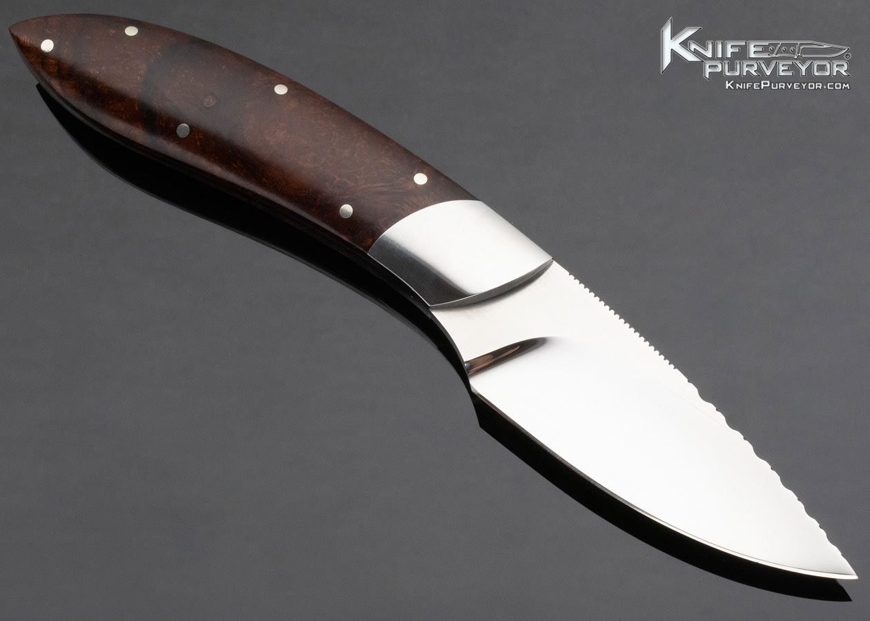Schuyler Lovestrand Custom Knife H-8 Desert Ironwood Drop Point Hunter - Image 3