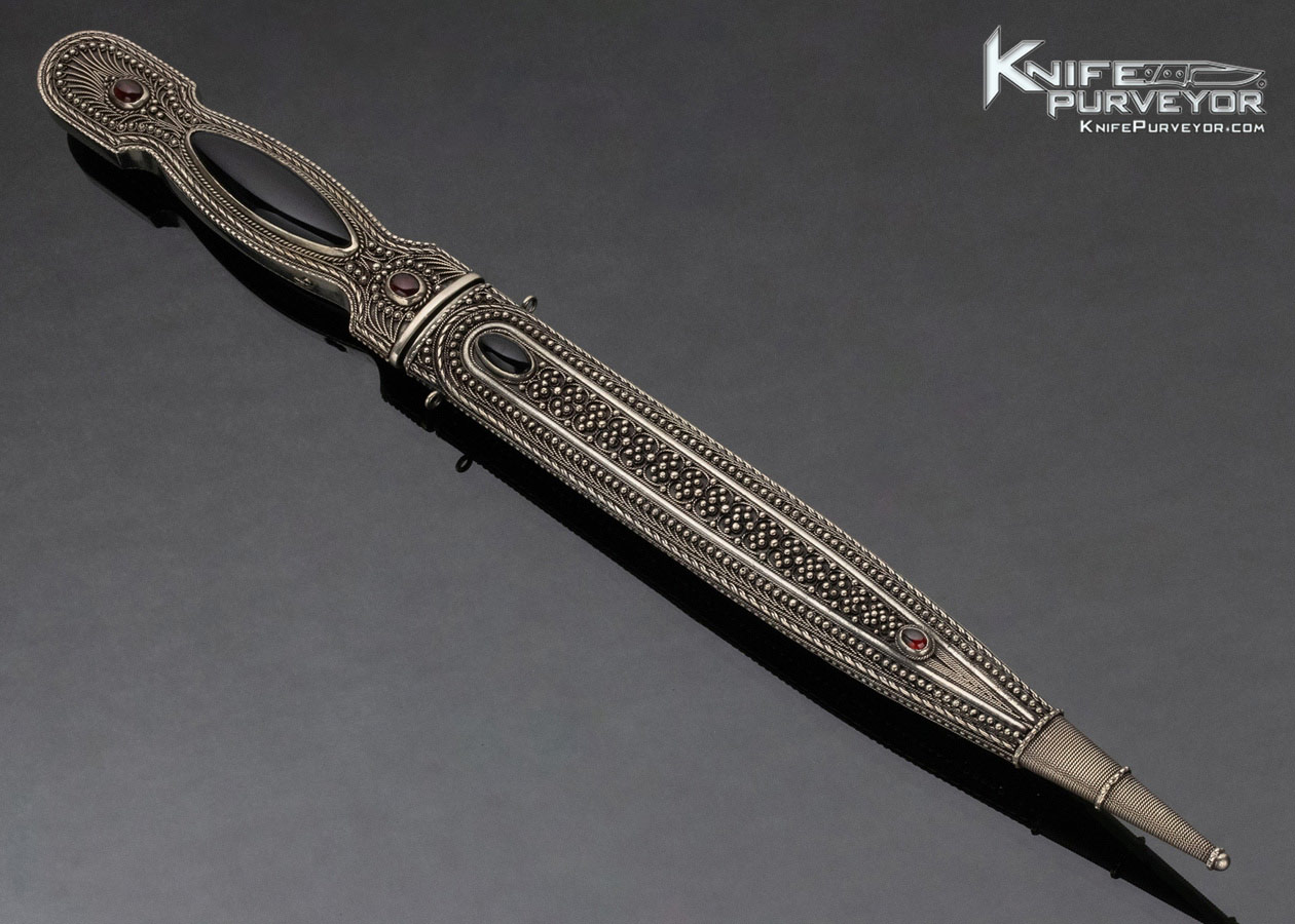 Zaza Revishvilli Filigree Art Dagger Fixed Blade - Knife Purveyor