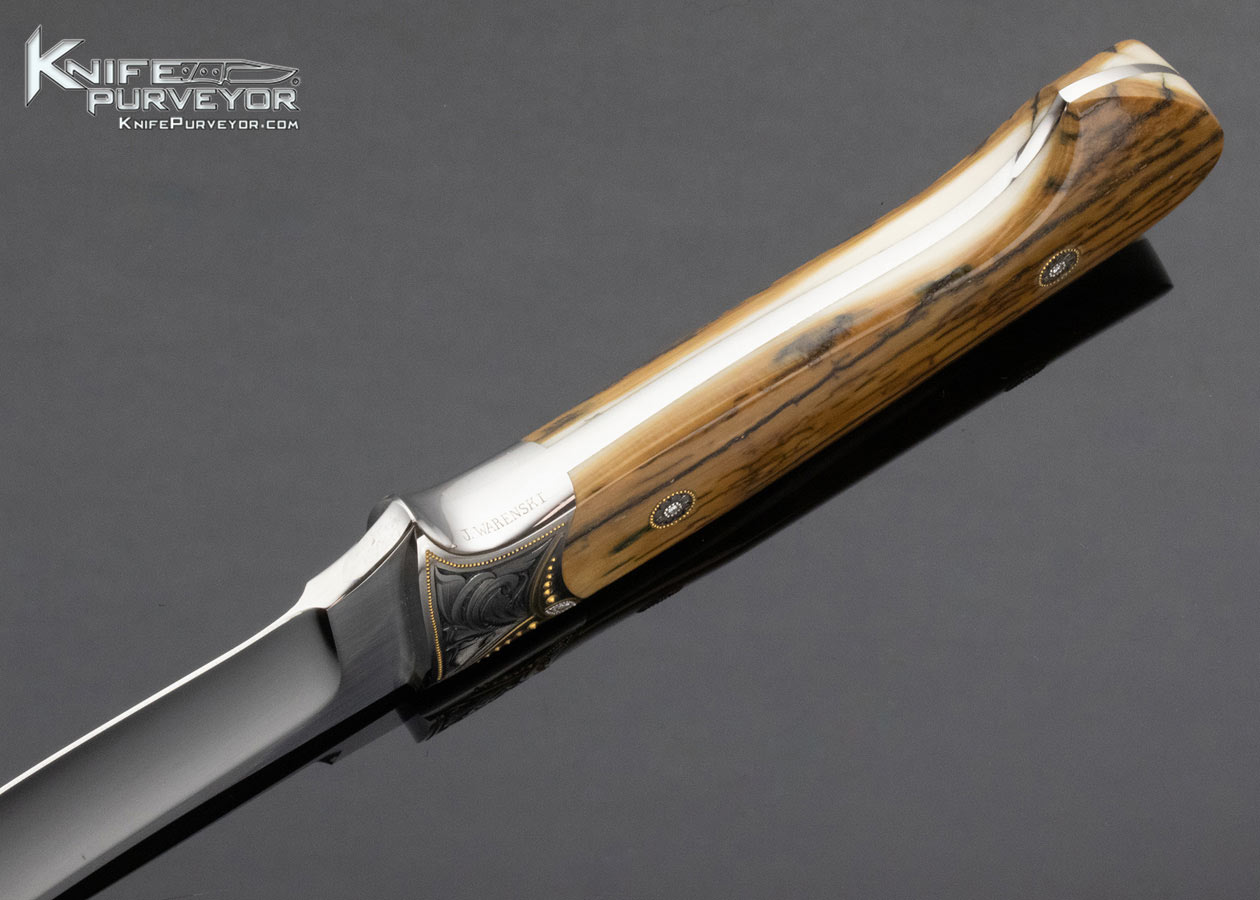Curt Erickson Custom Knife Engraved Fixed Blade 13440