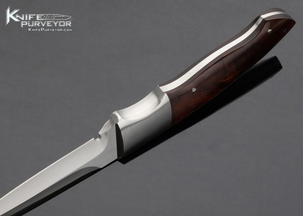 Ron Gaston Ironwood Fixed Blade w Leather Sheath 13177