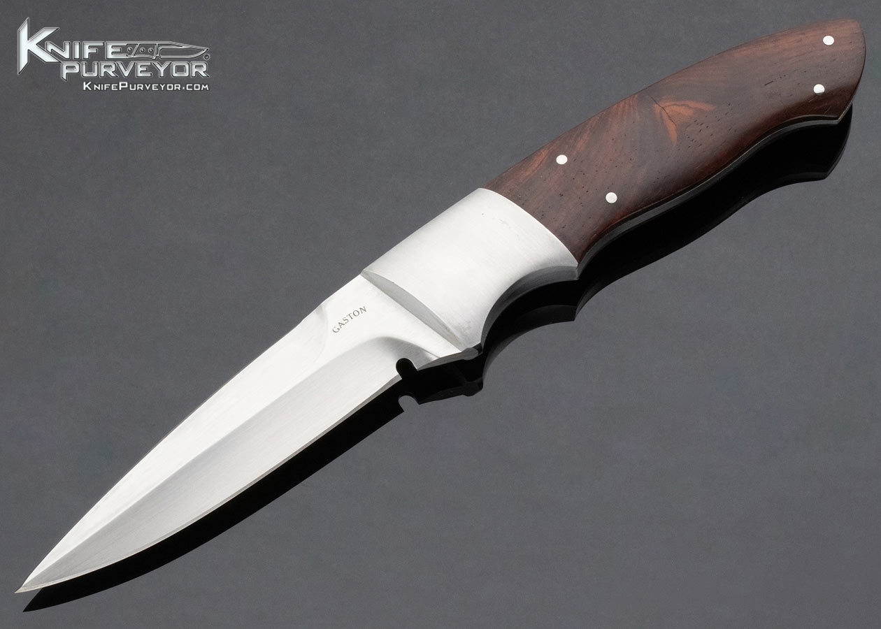 Ron Gaston Ironwood Fixed Blade w Leather Sheath 13177