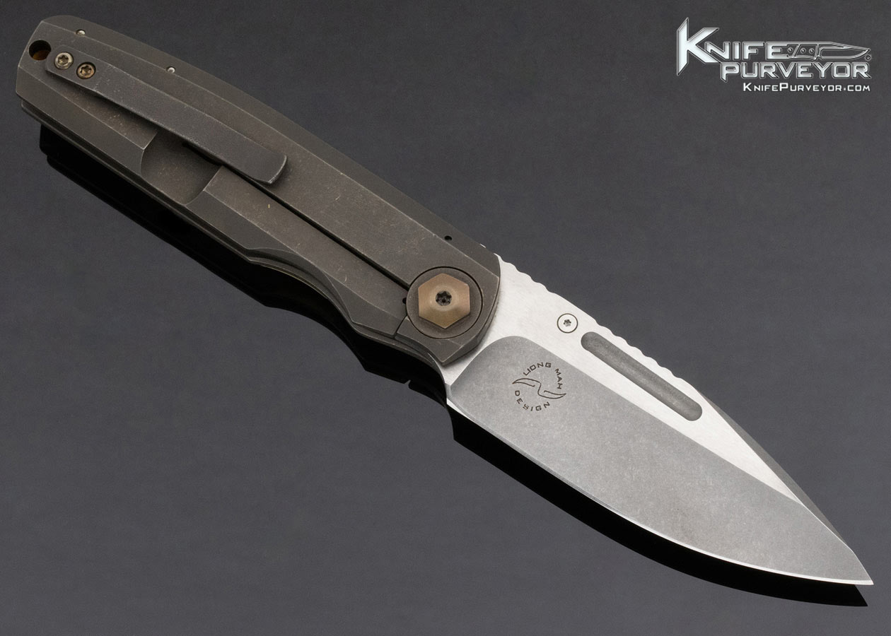 David Sharp Custom Knife Westinghouse Micarta "Double Trouble" Frame Lock - Image 3