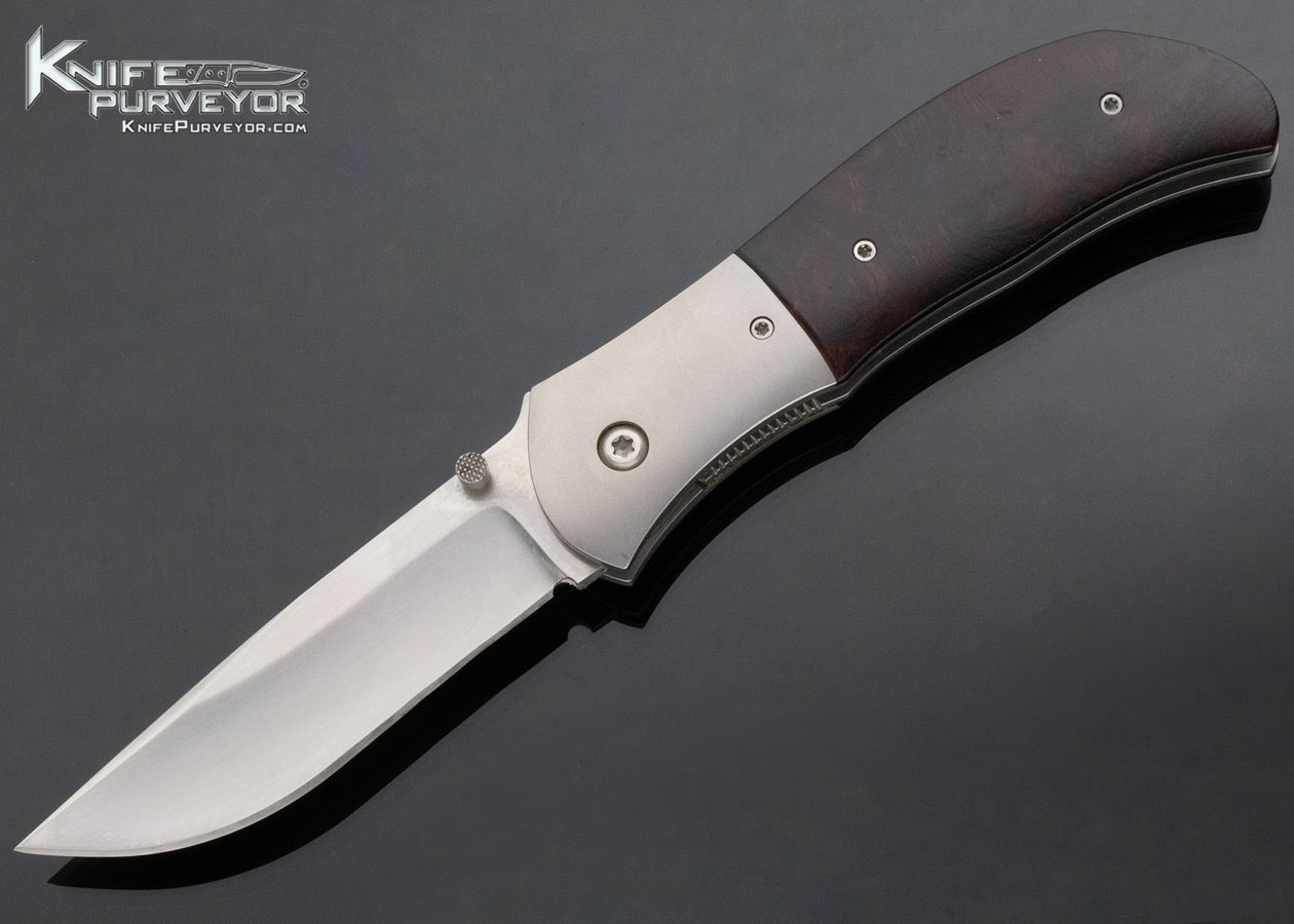 John W. Smith Custom Knife Desert Ironwood Linerlock 13498