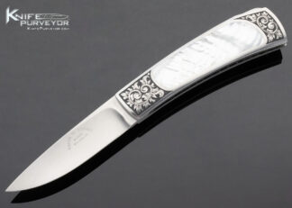Jim Dunlap Custom Knife Jigged Bone Slipjoint 13373